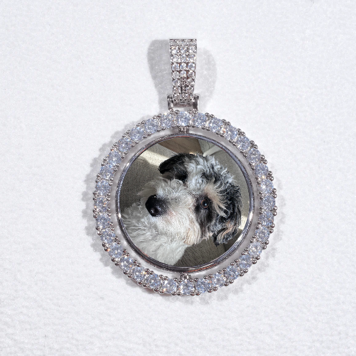 3D Spinning 2-Faced Custom Picture Pendant