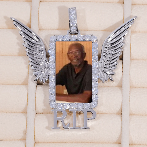 RIP WING 3D CUSTOM PICTURE PENDANT