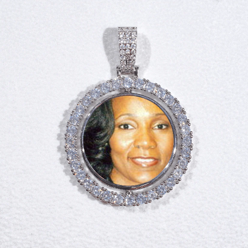 3D Spinning 2-Faced Custom Picture Pendant