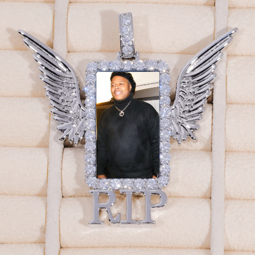 RIP WING 3D CUSTOM PICTURE PENDANT