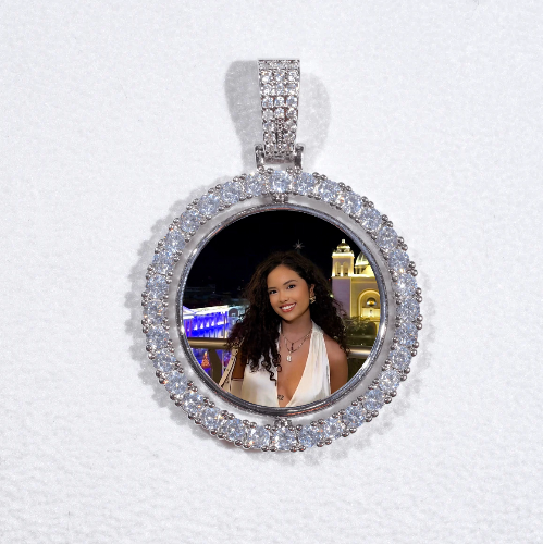 3D Spinning 2-Faced Custom Picture Pendant