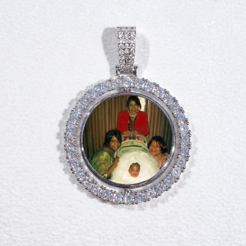 3D Spinning 2-Faced Custom Picture Pendant