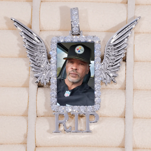 RIP WING 3D CUSTOM PICTURE PENDANT