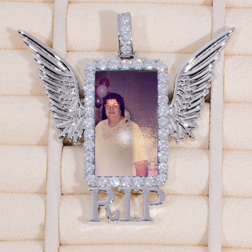 RIP WING 3D CUSTOM PICTURE PENDANT