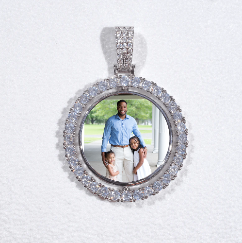 3D Spinning 2-Faced Custom Picture Pendant