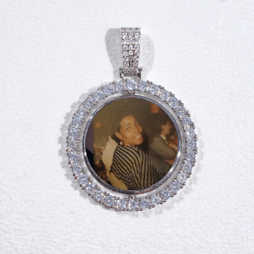 3D Spinning 2-Faced Custom Picture Pendant