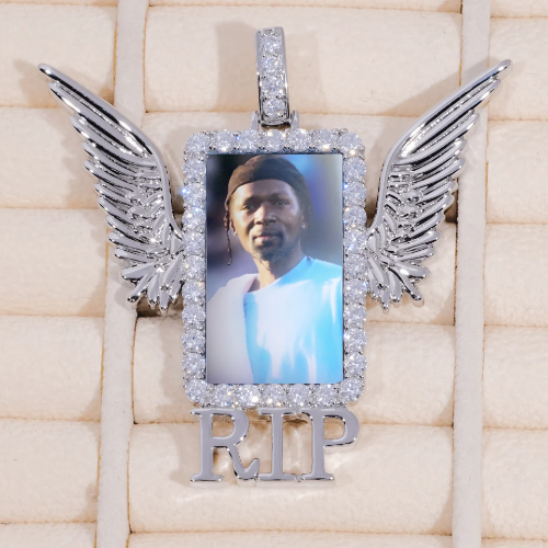 RIP WING 3D CUSTOM PICTURE PENDANT