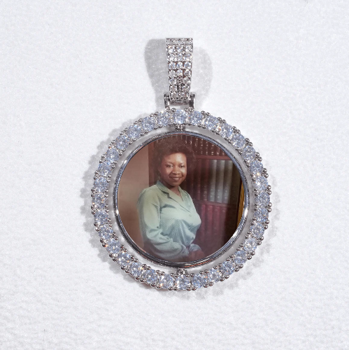 3D Spinning 2-Faced Custom Picture Pendant