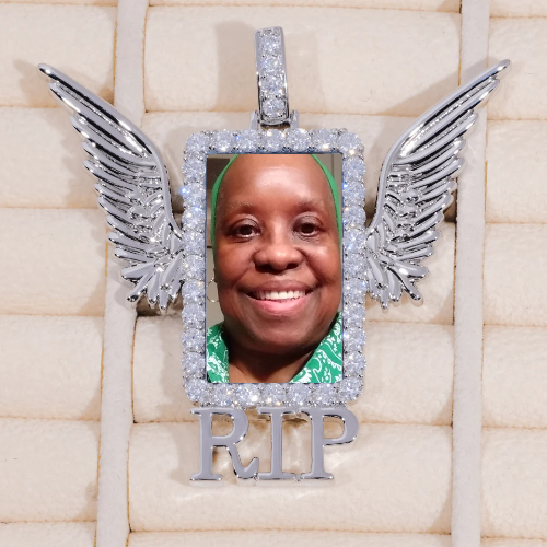 RIP WING 3D CUSTOM PICTURE PENDANT