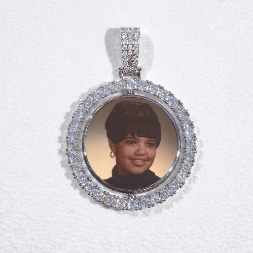 3D Spinning 2-Faced Custom Picture Pendant