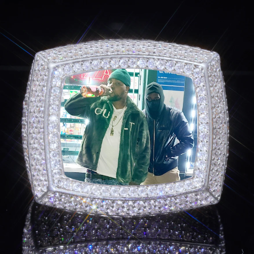 3D CUSTOM PICTURE ICED RING