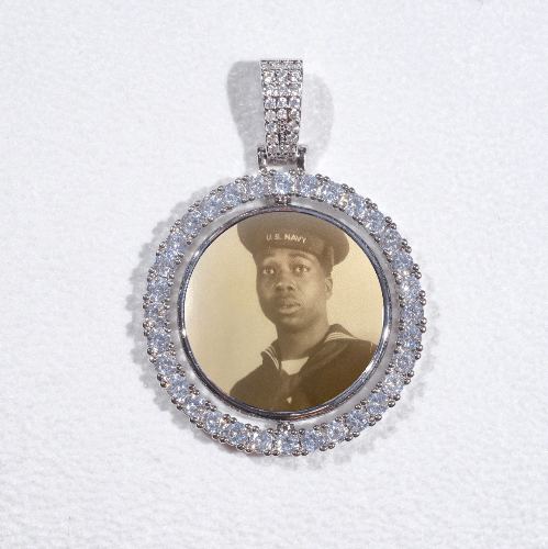 3D Spinning 2-Faced Custom Picture Pendant