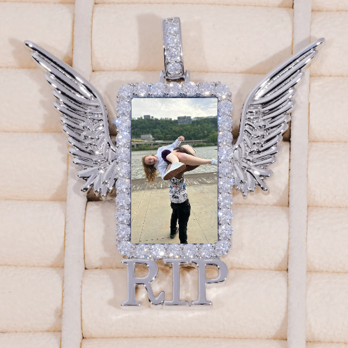 RIP WING 3D CUSTOM PICTURE PENDANT