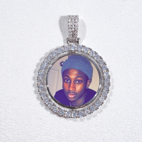 3D Spinning 2-Faced Custom Picture Pendant