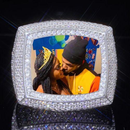 3D CUSTOM PICTURE ICED RING