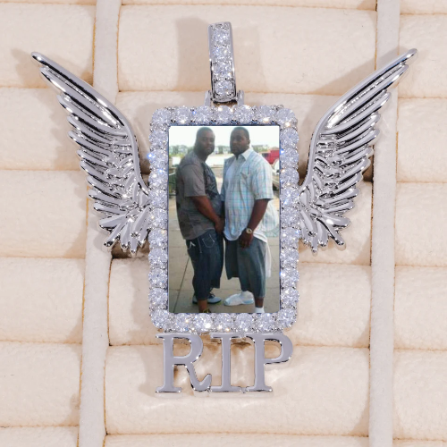 RIP WING 3D CUSTOM PICTURE PENDANT