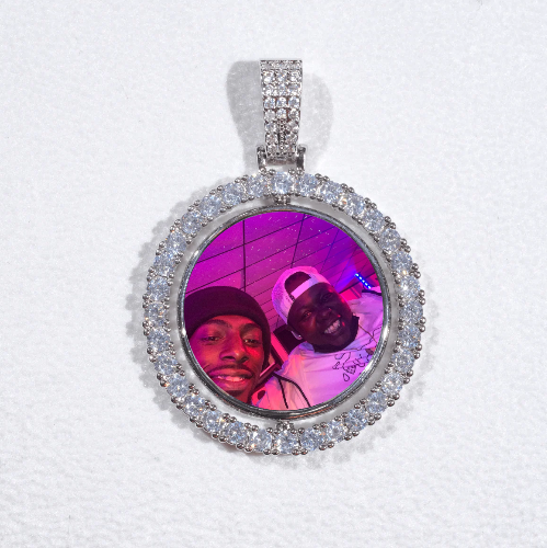 3D Spinning 2-Faced Custom Picture Pendant