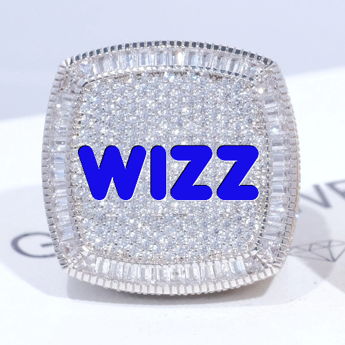 CUSTOM LETTER 3D ICED RING
