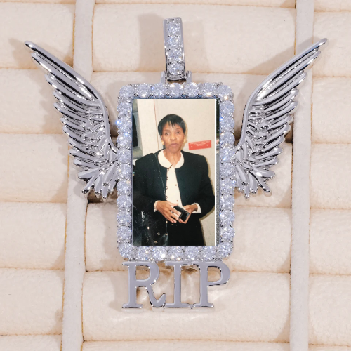 RIP WING 3D CUSTOM PICTURE PENDANT