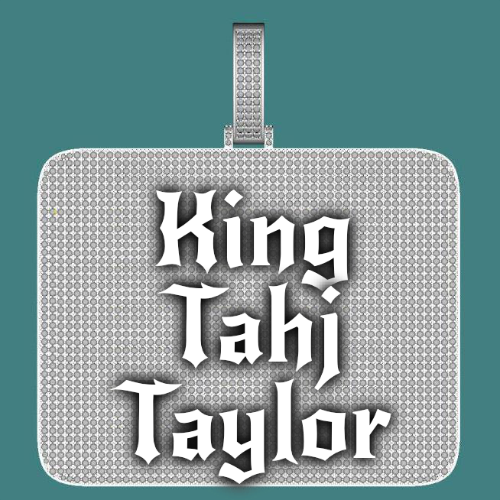 CUSTOM LETTER NECKLACE 3D BIG SQUARE