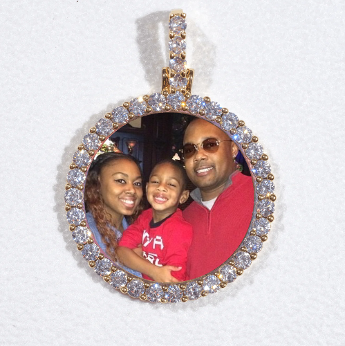 3D CIRCLE CUSTOM PICTURE PENDANT SMALL SIZE