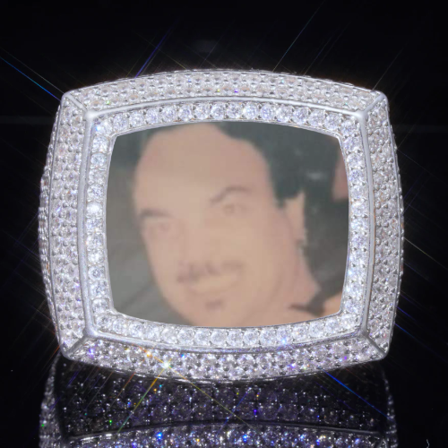 3D CUSTOM PICTURE ICED RING