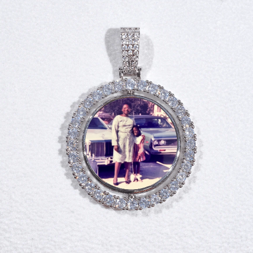 3D Spinning 2-Faced Custom Picture Pendant