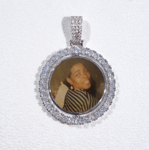 3D Spinning 2-Faced Custom Picture Pendant