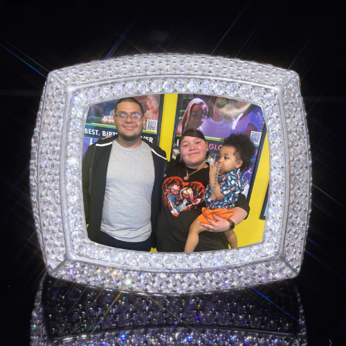 3D CUSTOM PICTURE ICED RING