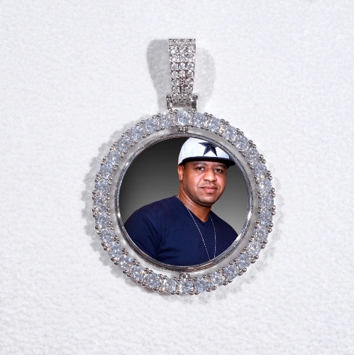 3D Spinning 2-Faced Custom Picture Pendant