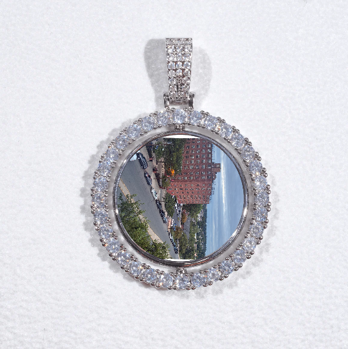 3D Spinning 2-Faced Custom Picture Pendant