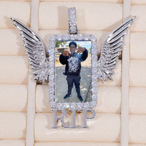 RIP WING 3D CUSTOM PICTURE PENDANT