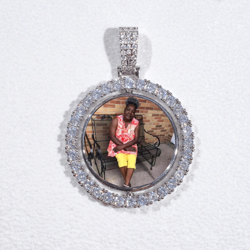 3D Spinning 2-Faced Custom Picture Pendant