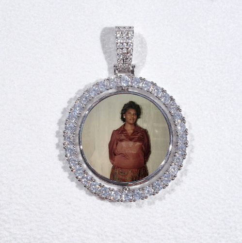 3D Spinning 2-Faced Custom Picture Pendant