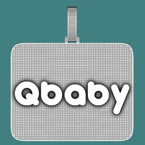 CUSTOM LETTER NECKLACE 3D BIG SQUARE