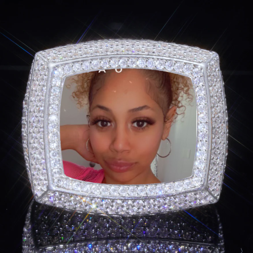 3D CUSTOM PICTURE ICED RING