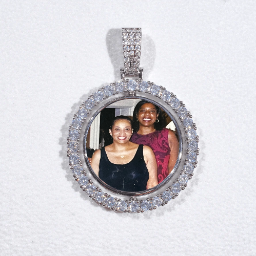 3D Spinning 2-Faced Custom Picture Pendant