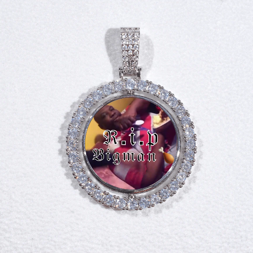 3D Spinning 2-Faced Custom Picture Pendant