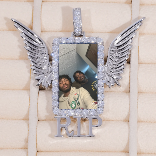RIP WING 3D CUSTOM PICTURE PENDANT