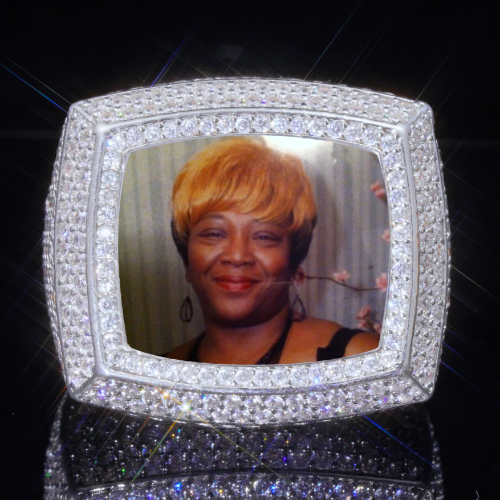 3D CUSTOM PICTURE ICED RING