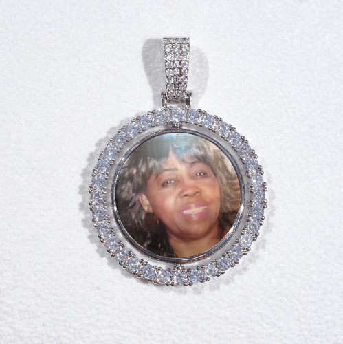 3D Spinning 2-Faced Custom Picture Pendant