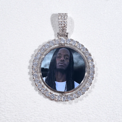3D Spinning 2-Faced Custom Picture Pendant