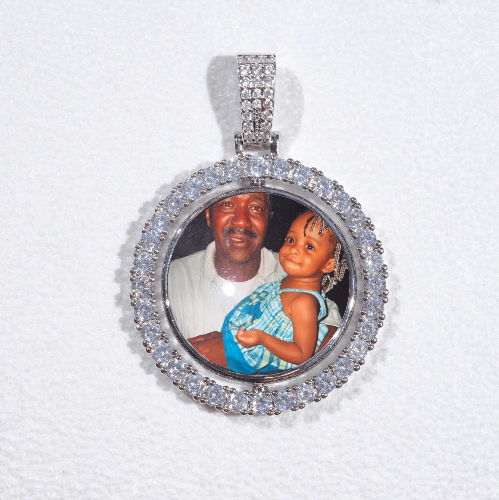 3D Spinning 2-Faced Custom Picture Pendant