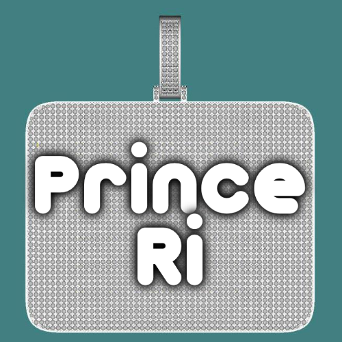 CUSTOM LETTER NECKLACE 3D BIG SQUARE