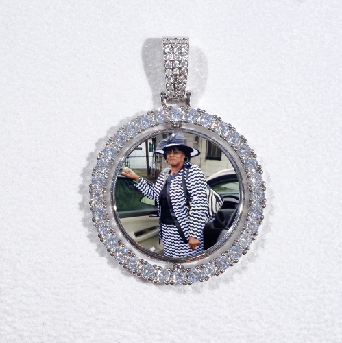3D Spinning 2-Faced Custom Picture Pendant