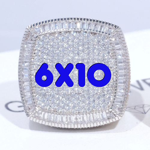 CUSTOM LETTER 3D ICED RING