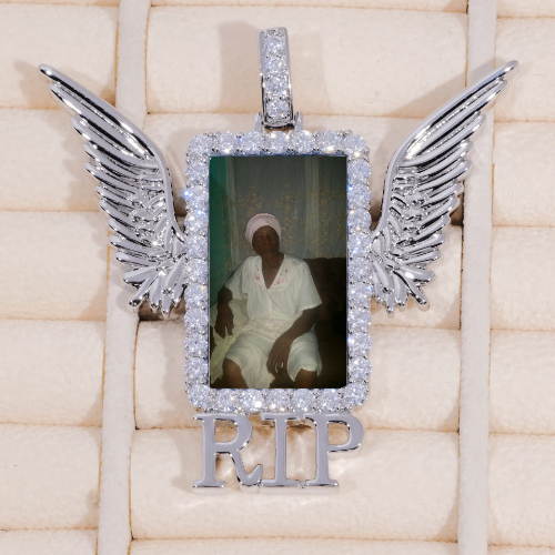 RIP WING 3D CUSTOM PICTURE PENDANT