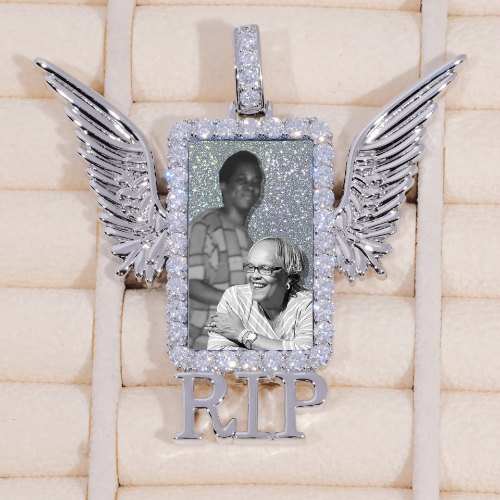 RIP WING 3D CUSTOM PICTURE PENDANT