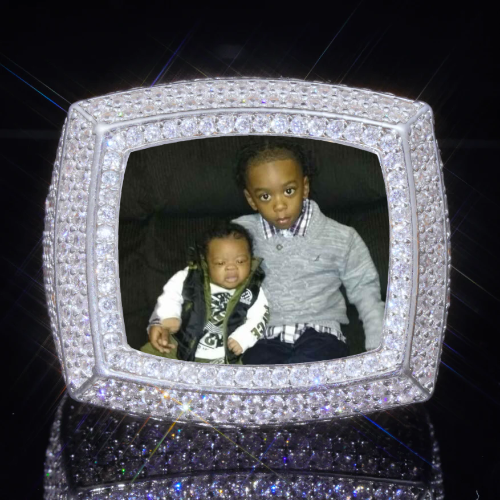 3D CUSTOM PICTURE ICED RING