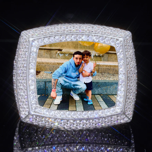 3D CUSTOM PICTURE ICED RING